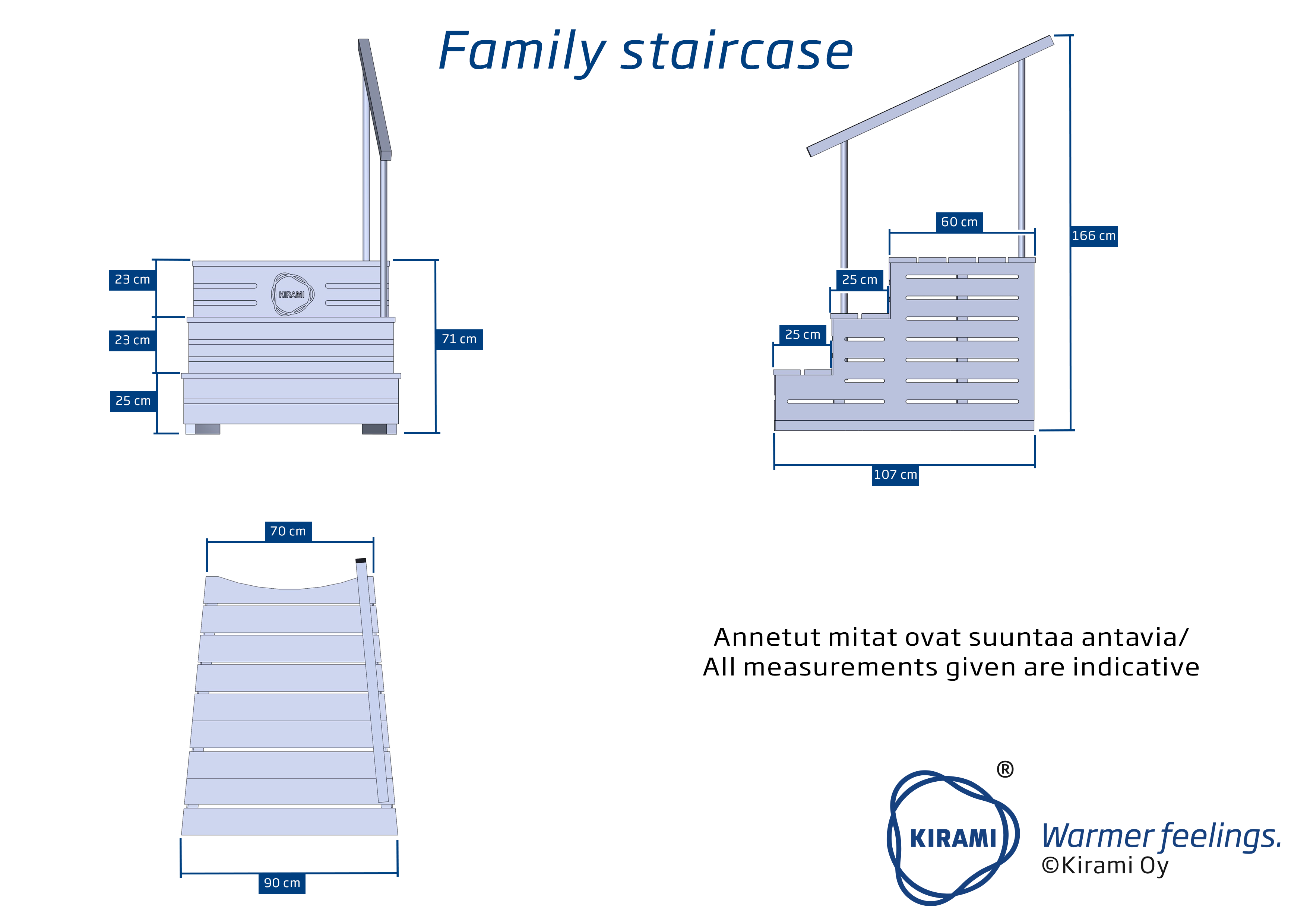 Escalier Family dessin dimensionnle