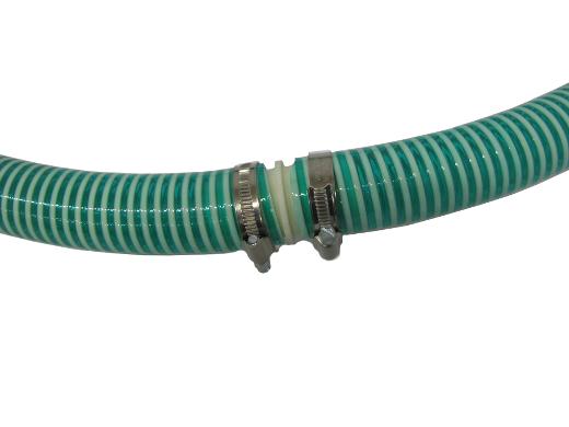 Hose clamp for heater connection