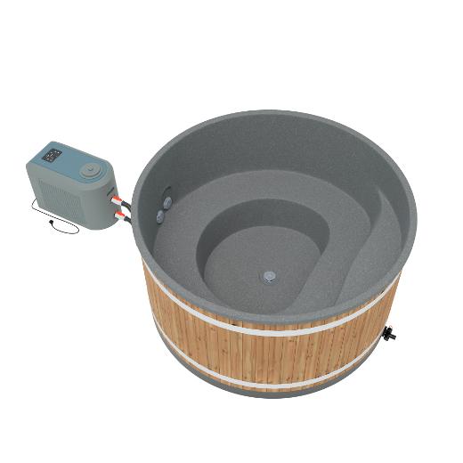 Premium Family L Dual Thermowood, StoneGray