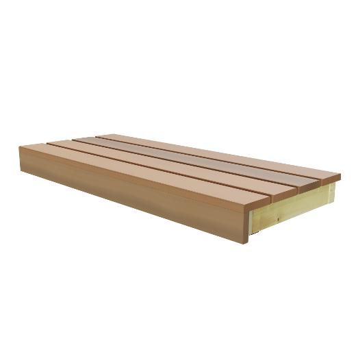 Kirami FinVision -changing room bench Nordic misty