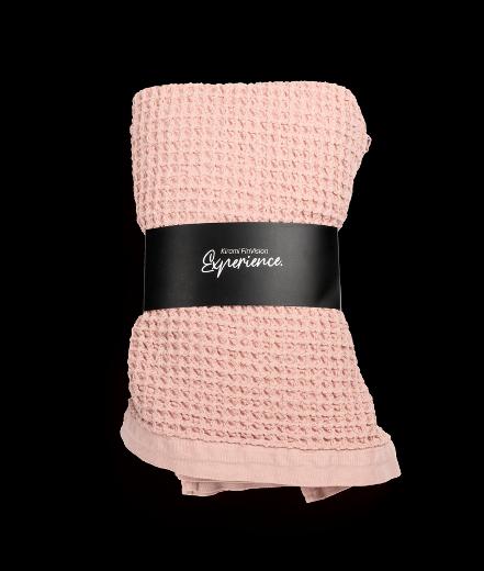 Kirami FinVision Experience waffle towel, rose