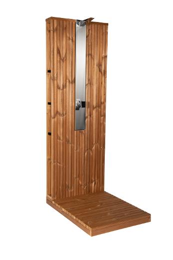Kirami FinVision® -ulkosuihku ulos saunan yhteyteen