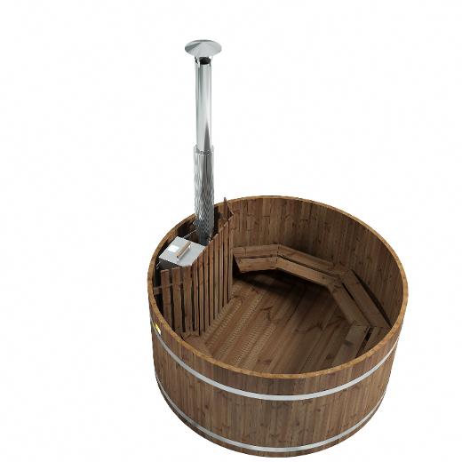 De Kirami Original Woody XL - de traditionele hottub voor een grote groep.