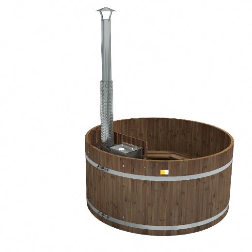 De Kirami Original Woody XL - de traditionele hottub voor een grote groep.