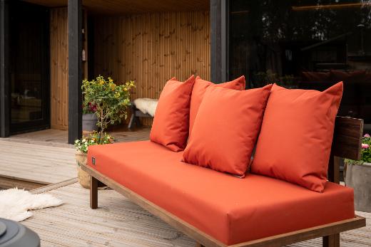 Kirami FinVision® - sohvan selkänoja Nordic misty, voiko nojailu olla ihanampaa? 