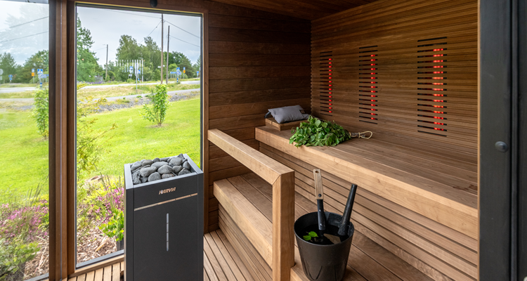 Kirami FinVision® Sauna M Misty – Wrapped in warmth, surrounded by nature