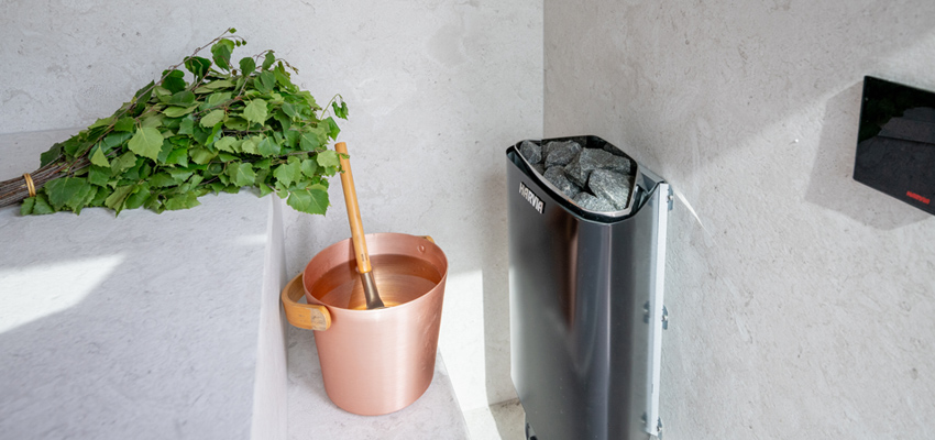 Kirami FinVision® -sauna S Zero with solar panels