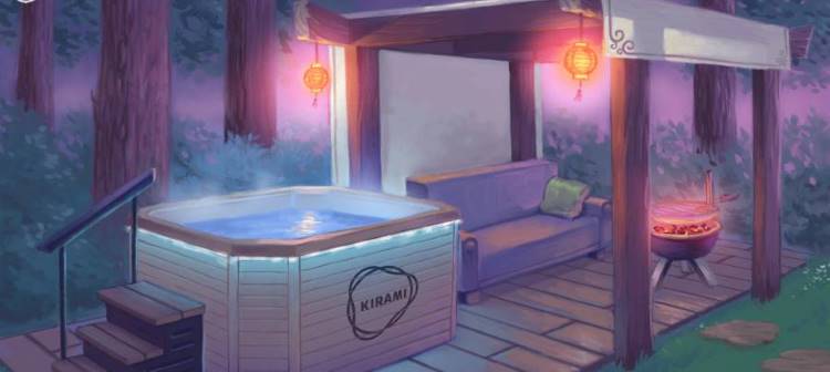 Although Kirami GRANDY is much bigger than a normal hot tub, it is still small enough to put into a tiny garden or terrace. | Kirami