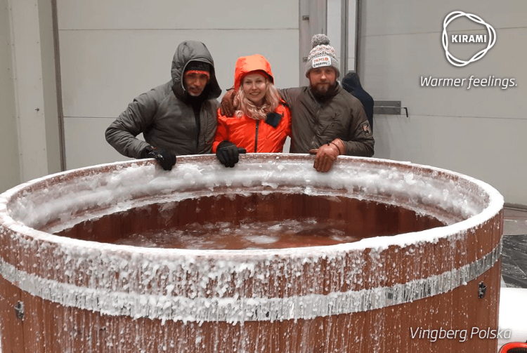 Vingberg Polska | Valerjan Romanovski - Few years ago, the Guinness World record for polar bathing was set in one of our ThermoWood tubs | Kirami