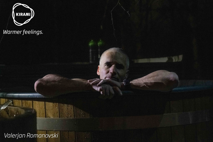 Valerjan Romanovski | Once a week, I took a warm bath in a Kirami hot tub to warm myself | Kirami