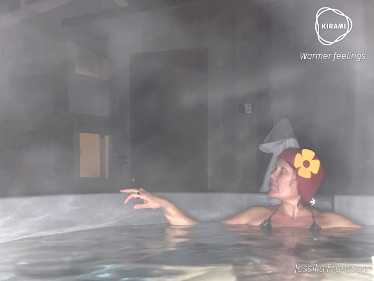 Anders and me use often both the sauna and the hot tub | Kirami