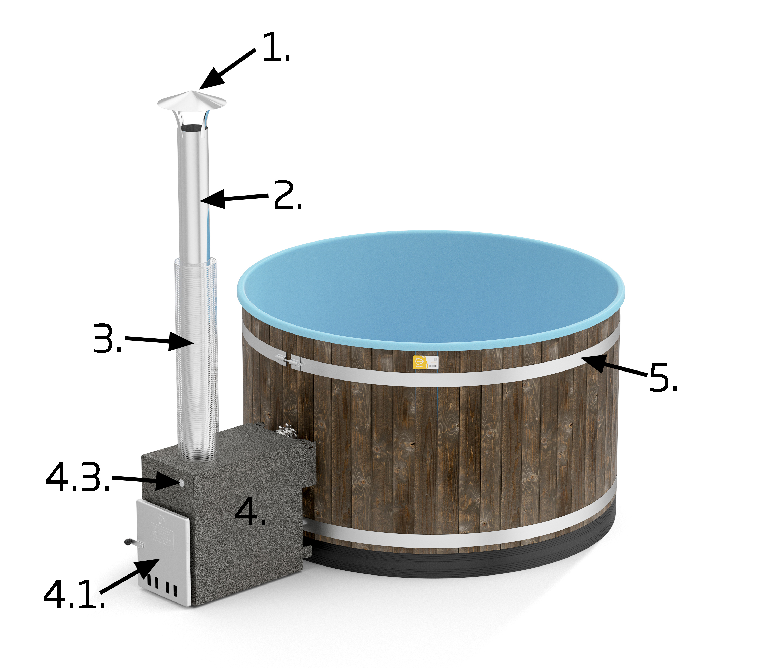 The structure of Kirami’s hot tub heaters | Kirami