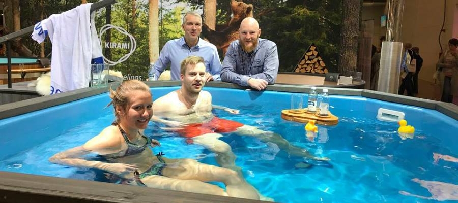 Minipool “GRANDY” combineert de luxe van een hottub met het plezier van een zwembad | Kirami