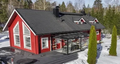 Kirami paljun loppusijoituspaikka terassille