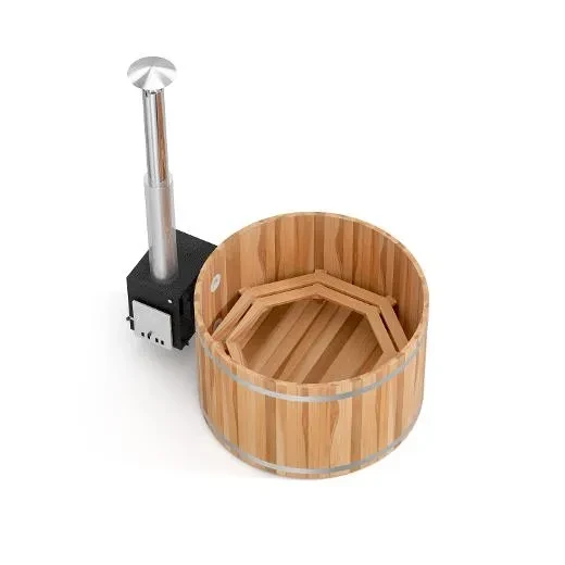 Kirami Premium Woody M - Korkealuokkainen, aito ja perinteikäs kylpytynnyri keskivertoperheelle