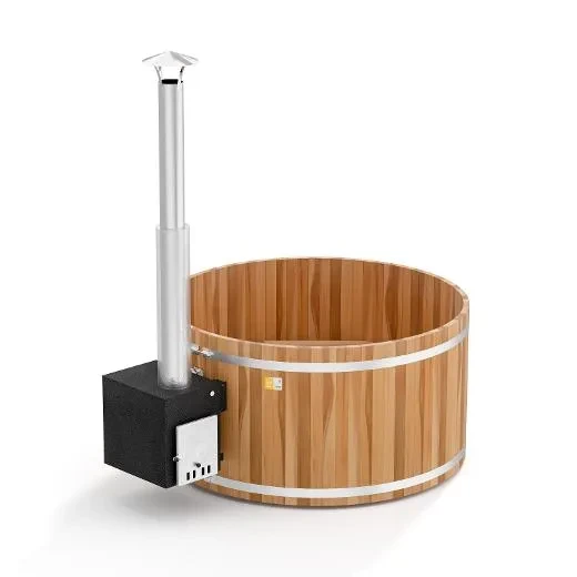 Käsityöllä viimeistelty luksusta tuova kylpypalju Kiramin Premium Woody L