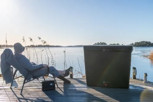 Comfort BlackIce S - BlackLeather, harmaa