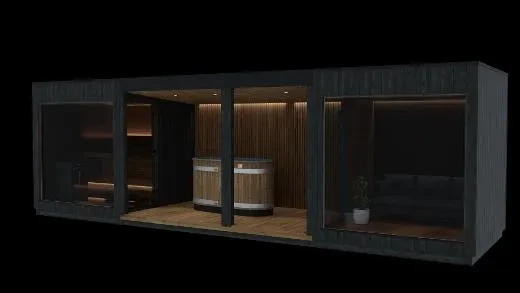 Kirami FinVision® -lounge M Misty, (Left) 1 ovi - Annex