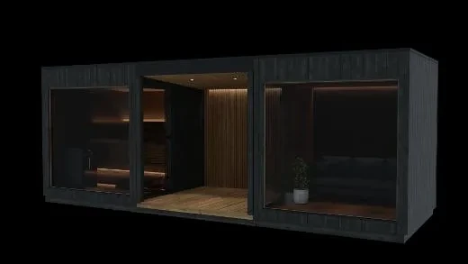 Kirami FinVision® -lounge M Misty, (Left) 1 ovi - Annex