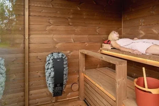 Kirami FinVision® -sauna M Nordic Dawn (Oikea), Spirit 9kW