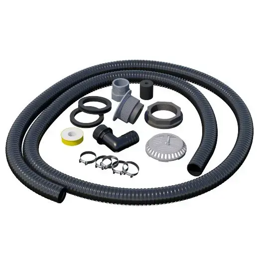 Connector / hose kit for plastic hot tubs