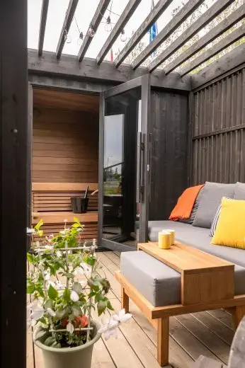 FinVision® -sauna S Misty (Right)