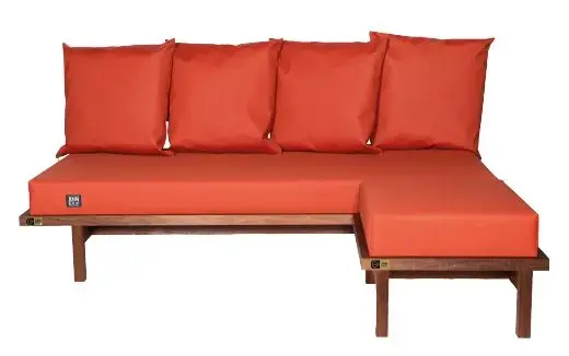Kirami by Harfvia FinVision® sofa set M Misty, Orange