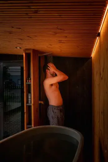 KiramiByHarvia Outdoor shower Misty (terrace model)